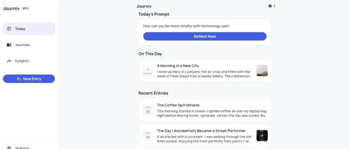 开源自托管的私人日记应用程序，具有全面的日记功能，包括情绪追踪、基于提示的日记、媒体上传、分析和高级搜索功能