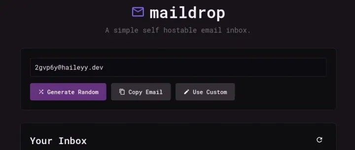 一个简单可自托管的电子邮件服务，允许用户在自己的域名上接收电子邮件。