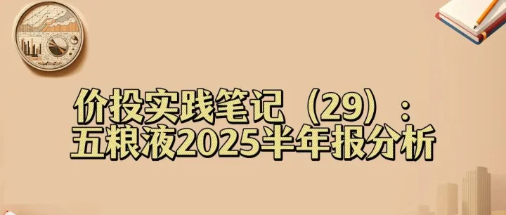 价投实践笔记（29）：五粮液2025半年报分析