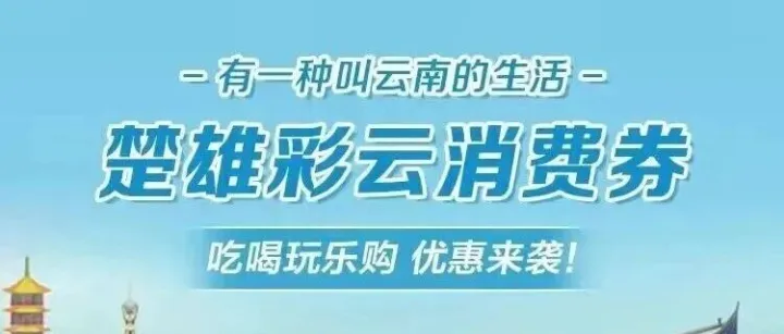 “足尖燃情·彝年嗨购”楚雄彩云消费券正在发放~