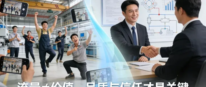 “别羡慕那些拍得很火的工厂。”因为真正能赚钱的工厂，拍的内容完全不一样。