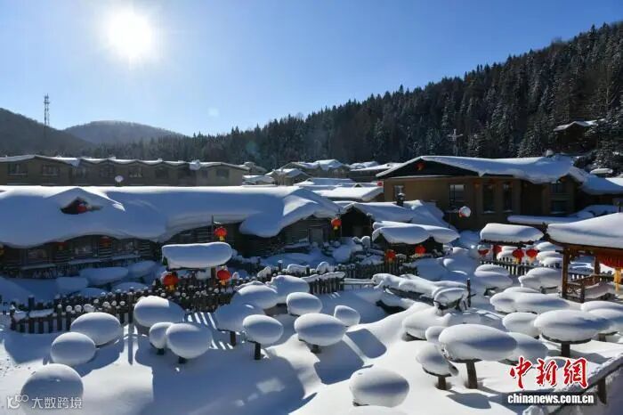 雪郷景勝地内に広がる雪景色。画像提供・雪郷景勝地