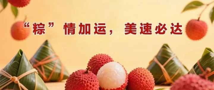 箬叶裹粽香，荔红染端阳