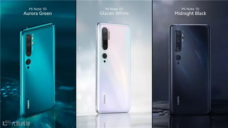 小米Note 10系列正式发布,海外版小米CC9 Pro