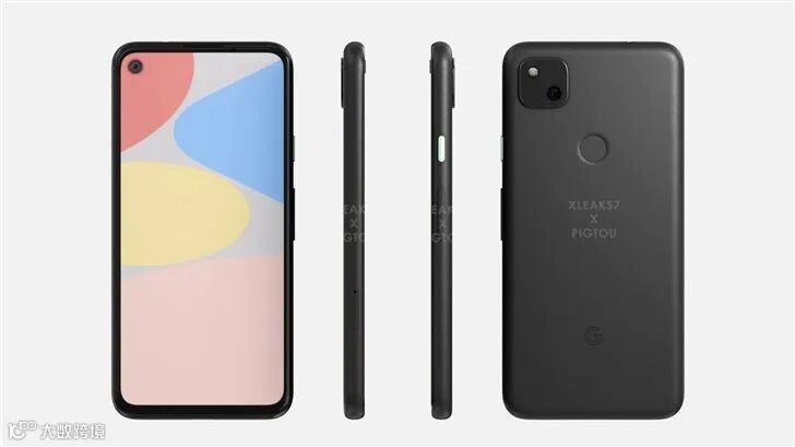 单打孔屏+后置单摄:谷歌Pixel 4a最新渲染图曝光