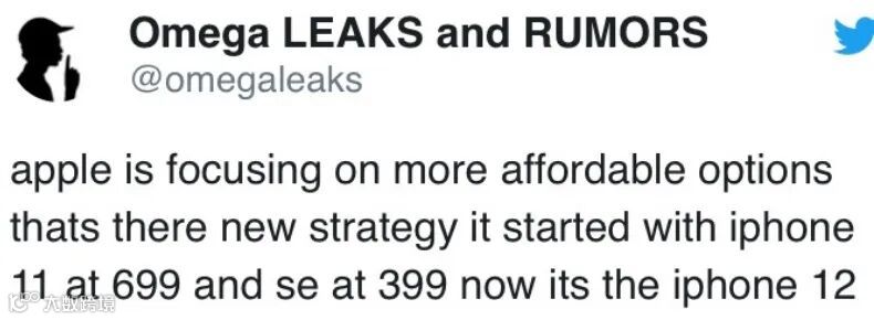 消息称iPhone 12/Max有4G版,549美元起