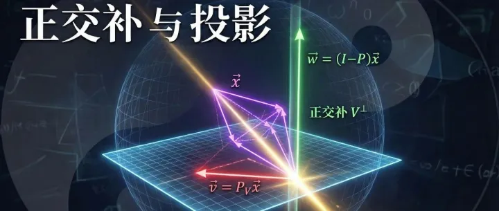 正交补与投影：一体两面的深刻关系