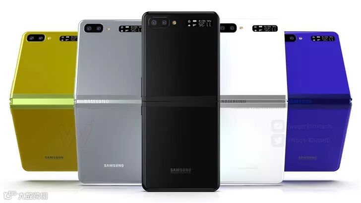 三星翻盖折叠屏手机渲染图曝光,基于此前信息制作