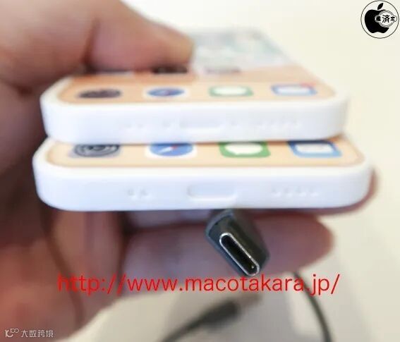 苹果 iPhone 13 机模曝光:无刘海、USB-C