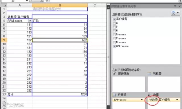 手把手教你用Excel2007利用RFM细分客户群