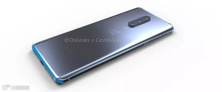一加8渲染图曝光:打孔曲面屏