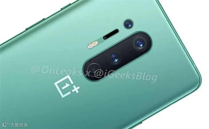 一加8 Pro绿色版渲染图曝光:配色清新,屏幕屏占比较高