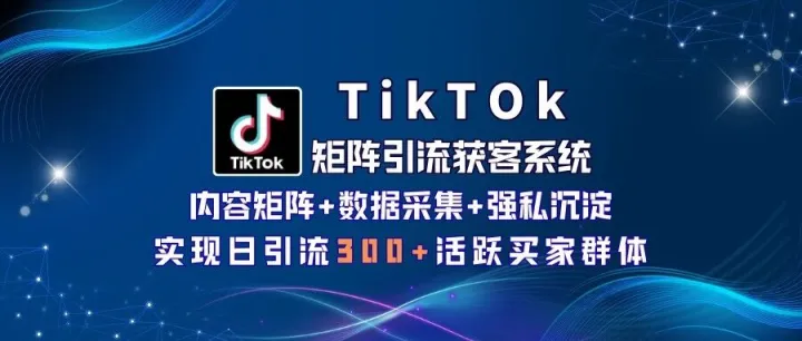 火柴AI | TikTok矩阵<em>引流</em>系统：内容矩阵+<em>数据</em>采集+强私沉淀，实现日<em>引流</em>300+活跃买家群体