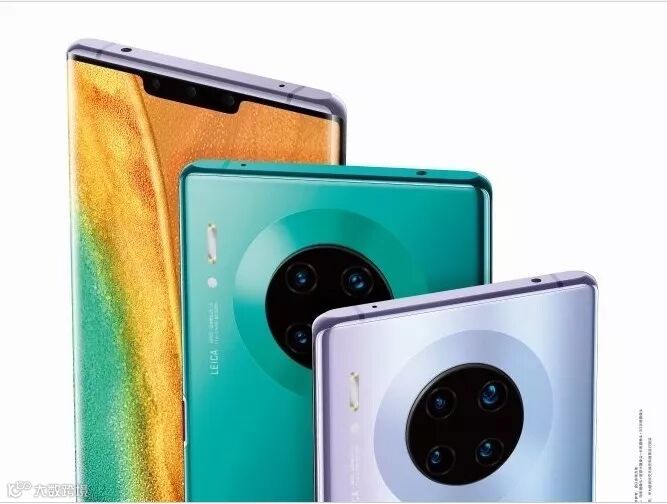 华为Mate 30 Pro“AR”级渲染图曝光