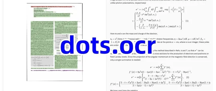 刷新SOTA！这个开源OCR凭1.7B参数AI视觉模型，实现全能文档解析。
