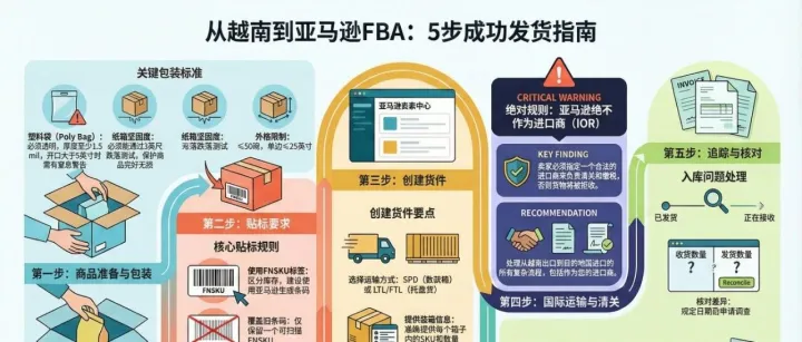 越南亚马逊FBA卖家战略指南：税务合规与物流实操