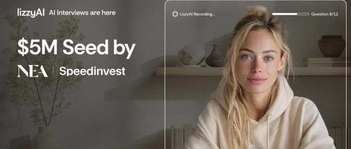 【纽约】初创AI面试公司 lizzyAI 完成 500 万美元种子轮融资