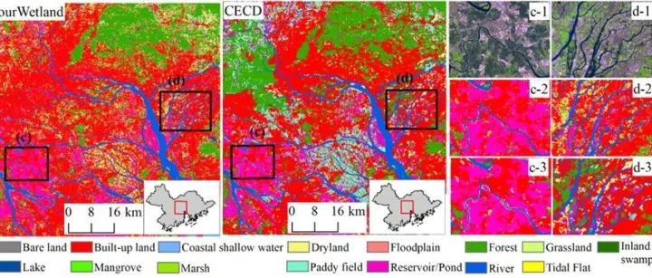 GIScience Remote Sens.| 基于密集时序影像的滨海城市群湿地分类研究：一种“像元-对象-知识”的算法