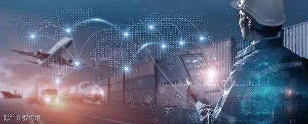 Transportation and logistics network distribution technology concept. Using AI in logistics and supply chain management. Planning with real time visibility and control over optimized supply chain.