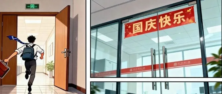 【四格漫画】假期预制心态，像极了此刻的你？