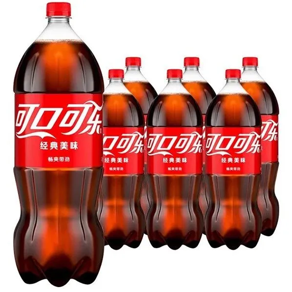 【抢购】2000ml可口可乐汽水6瓶特价31.8元/件
