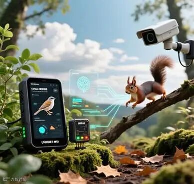 A squirrel on a branch with a camera and a device

AI-generated content may be incorrect.