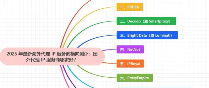 2025年最新海外网络IP服务商横向测评：国外网络IP服务商哪家好？