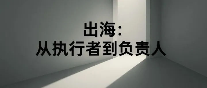 出海行业的个人进阶路径：从执行者，到负责人