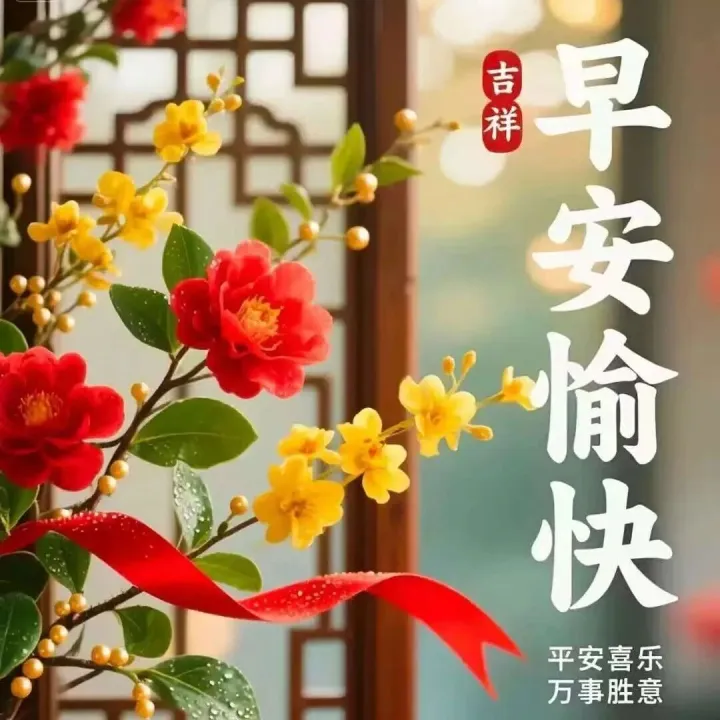 精美漂亮早安图片，这个冬天，愿你心有暖阳身自在，生活幸福好运来！