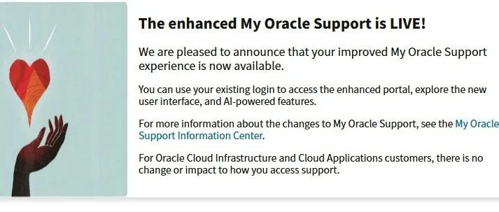 Oracle MOS 重磅升级？嗯，什么东西！