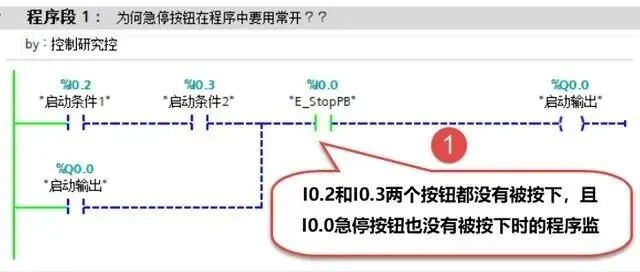 PLC程序里急停写成常开，背后究竟有何玄机？