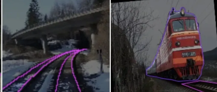 智慧铁路识别<em>数据</em><em>集</em> 轨道分割图像<em>数据</em><em>集</em> 火车铁轨与列车监测<em>数据</em><em>集</em> 铁路人员识别图像分割<em>数据</em><em>集</em> 铁路要素<em>数据</em><em>集</em> 图像第10254期