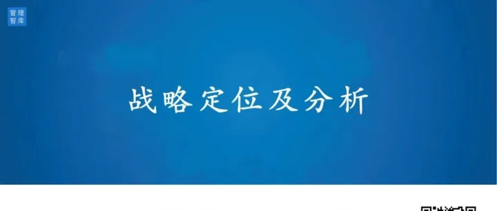 战略定位及分析：从战略制定的框架到战略贯彻和执行