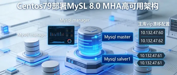 Centos7.9部署 Mysql 8.0  MHA<em>高</em><em>可用</em>