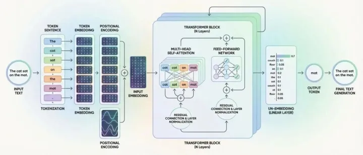 给外行解释<em>Token</em>在Transformer中的旅程