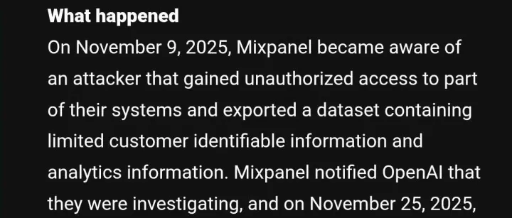 OpenAI用户<em>数据</em>泄露，姓名邮箱等<em>敏感</em><em>信息</em>曝光