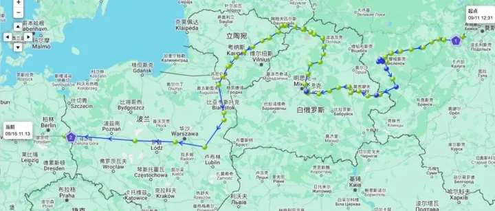 波兰口岸关闭后多车已经进入欧盟