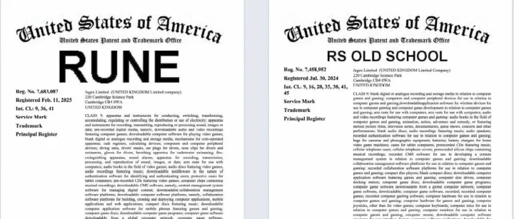 Jagex Limited火力全开！RuneScape多商标维权，274家店铺深陷TRO危机
