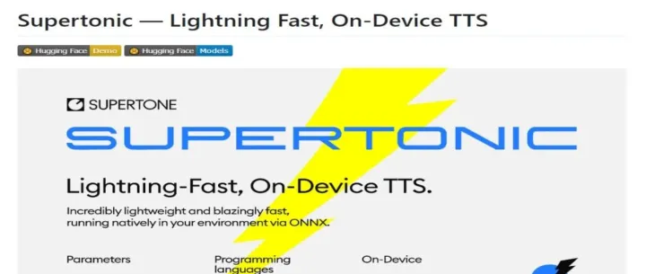 Supertonic：轻量级、多语言的离线TTS，隐私与效率的完美平衡
