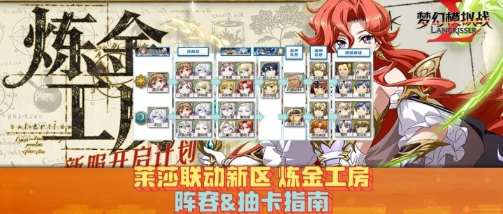 【炼金工房】莱莎联动新区阵容&抽卡指南（含礼包码整理） 2025年12月4日 #梦战 #梦幻模拟战