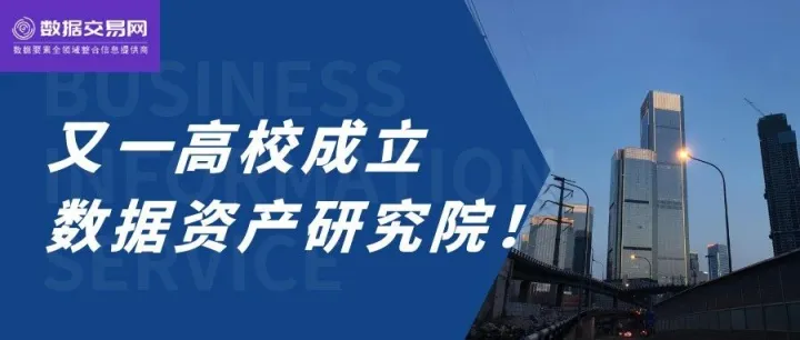 又一高校成立数据资产研究院！