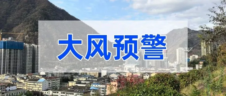 阵风7级以上！柞水县气象台发布大风蓝色预警