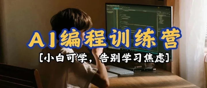 AI编程，治好了我的学习焦虑