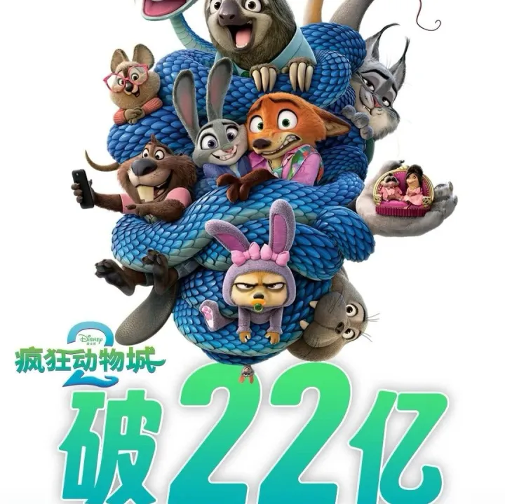 电影 |《疯狂动物城2》票房破22亿