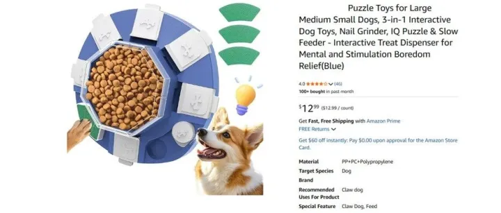 宠物喂食益智玩具-跨境选品-美国发明专利