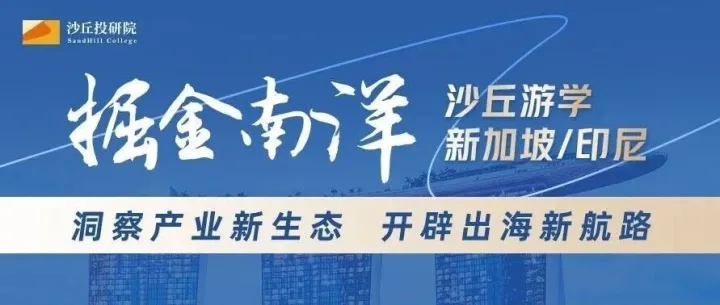 南洋风起，携手掘金！沙丘2026东南亚游学招生正式开启 | 报名