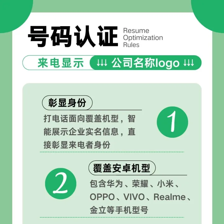 号码认证能覆盖哪些机型？