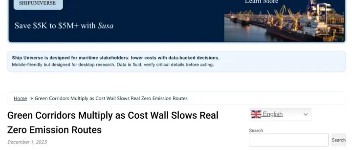 【洞察】绿色走廊发展与可行性