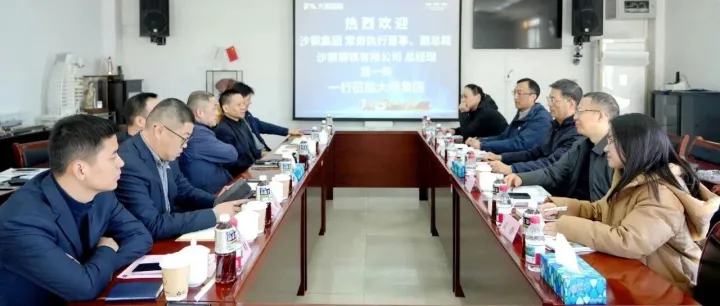 沙钢集团常务执行董事、副总裁、沙钢钢铁总经理施一新一行来访大明