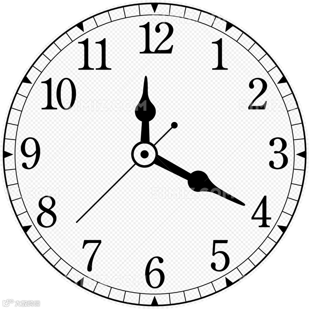 分针秒针时针时钟图片素材免费下载 - 觅知网